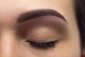 Expressive significant eye perfect shape of eyebrow