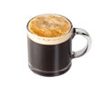 Expresso Coffee in glass cup Royalty Free Stock Photo