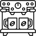 Expresso machine icon, Coffee shop related vector