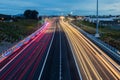 Expressway Light Trails Kapiti Royalty Free Stock Photo