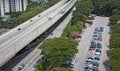 Expressway next to carpark