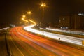 Expressway at night