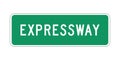 Expressway road sign icon