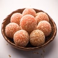 Exquisite Amaranth laddu, a nutritious Indian sweet delicacy.