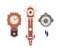 Exquisite Antique Wall Clocks. Pendulum, Grandfather and Cuckoo Clock Made with Craftsmanship And Elegance