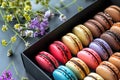 Exquisite Assortment: Vibrant Macaroon Elegance.