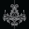 Exquisite Baroque Classic chandelier