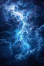 Exquisite  black stormy sky with thunder and lightning, thunderstorm background. dark clouds before rain. a powerful thundero Royalty Free Stock Photo