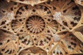 Exquisite ceiling of Chehel Sotun palace in Isfahan