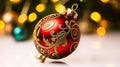 Exquisite Christmas Ornaments for the Season. Generative AI