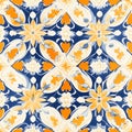 Exquisite collection of colorful moroccan ceramic tiles with intricate ornamental designs