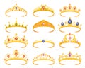 Exquisite Collection Of Regal Tiaras, Adorned With Precious Gemstones And Intricate Designs, Epitomizing Elegance
