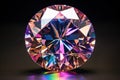 Exquisite Colorful diamond. Generate Ai