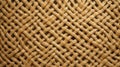 Exquisite Craftsmanship: Woven Basket With Gold Leaf Overlay And Celtic Knotwork