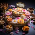 Exquisite Diwali Delights: A Captivating Display of Indian Sweets and Desserts