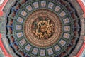 Exquisite Dragon Ceiling of the Forbidden City Royalty Free Stock Photo