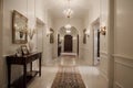 Exquisite Elegance A Glimpse into the Hallway of Luxury.AI Generated