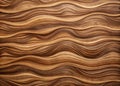 Exquisite EspressoColored American Walnut Veneer with Intricate Undulating Waves A Stunning Visual Display of Royalty Free Stock Photo