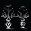 Exquisite Fabulous Imperial Baroque table lamps