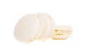 Exquisite french dessert, cream macaron cakes