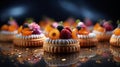 Exquisite Fruit-filled Pastries: A Photorealistic Delight