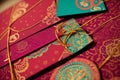 Exquisite Gift Tags Intricate Patterns and Vibrant Colors.AI Generated