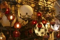 Exquisite glass lamps and lanterns in the Grand Bazaar