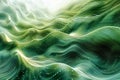 Exquisite graphic green background or wall with waves of texture, high quality, high resolution Royalty Free Stock Photo