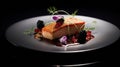 Exquisite Lighting: Salmon With Blackberry And Blackberry