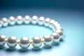 An exquisite natural pearl bead bracelet, a symbol of elegance and sophistication Royalty Free Stock Photo