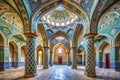 Exquisite Plasterwork and Architectural Marvels A Journey into the Molla Esmail Mosque of Yazd Iran Royalty Free Stock Photo