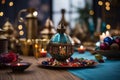 Exquisite Ramadan Lanterns. Ornately Designed Patterns and Festive Glow of Joyful Anticipation