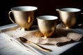 Exquisite Realistic Cups Captured in Stunning Detail.AI Generated