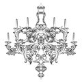 Exquisite Rich Baroque Classic chandelier