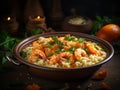 Exquisite Shrimp and Carrot Couscous Bowl - The Perfect Fusion Delight!