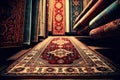 Exquisite Tapestry Capturing the Beauty of Traditional Middle Eastern Carpets. created with Generative AI