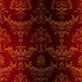 Exquisite and timeless victorian wallpaper textures seamless pattern for design projects Royalty Free Stock Photo