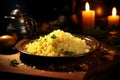 Exquisite traditional Brazilian food menu, delicious delicacy, brazilian food, cuzcuz, cous , cassava, farofa, serving