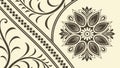 Decorative Floral Panel Ã¢â¬\' Intricate Wall Art Vector Design, vector design Generative AI Royalty Free Stock Photo