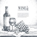 Exquisite winery poster design