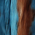 Exquisite wood with flowing fabrics in blue and red (tiled)