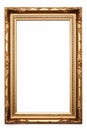 Simple slim Ornate Antique Frame with Intricate bevel and emboss Details Royalty Free Stock Photo