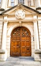 Exquisitely crafted antique wooden door