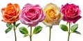Exquisitely Detailed Roses in a Vibrant Bloom A High Depth of Field Image Collection Featuring a Stunning Array Royalty Free Stock Photo