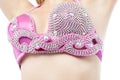 Extended closeup of a modern belly dancer Royalty Free Stock Photo