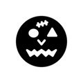 ghost emoticon icon solid illustration helloween