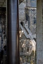 Extended Hydraulics At Historic Peterborough Lift Lock Royalty Free Stock Photo