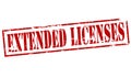 Extended licenses Royalty Free Stock Photo