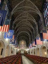 Cadet Chapel hall at West Point Royalty Free Stock Photo