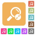 Extending search results rounded square flat icons